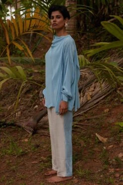 Twinkle Hanspal Camryn Scarf Shirt