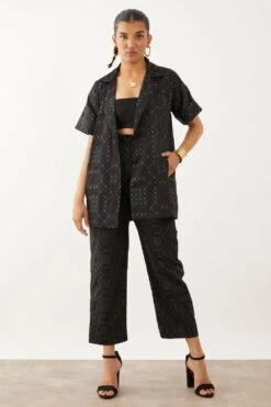 SNOB Olivia Printed Jacket Set