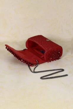 Lovetobag Red Opal Flapover Clutch -Inca Sales Store 10lvb4 4