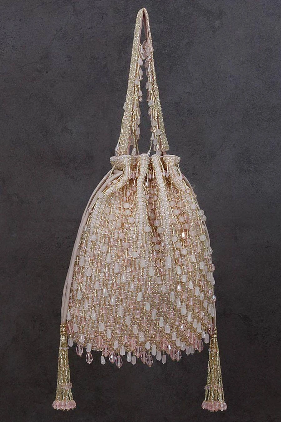 Lovetobag Rose Quartz Pink Opal Potli 5 Lovetobag Rose Quartz Pink Opal Potli - Image 3