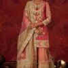 Simar Dugal Pink Gota Embroidered Chanderi Sharara Set -Inca Sales Store 10sm30 1
