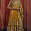 Simar Dugal Yellow Embroidered Anarkali Set -Inca Sales Store 10sm35 1