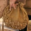 Lovetobag Gold Esme Potli Bag