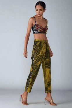 Saaksha & Kinni Yellow Acid Washed Denim Jeans -Inca Sales Store 1119sk1 2