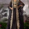 Mrunalini Rao Black Zardosi Embroidered Cape Set -Inca Sales Store 111mr3 1