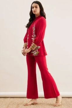 PATINE Red Gara Embroidered Top -Inca Sales Store 111pat5 3