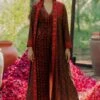Pooja Keyur Brown Aari Embroidered Jumpsuit -Inca Sales Store 111pkm6 1