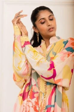 Varun Bahl Pret Floral Printed Shirt Dress -Inca Sales Store 111vb4 6