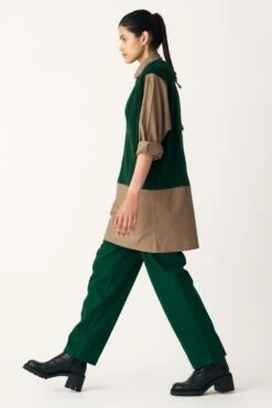Three Emerald Green Front Pleat Pant 6 Three Emerald Green Front Pleat Pant -Inca Sales Store 11223te19 2
