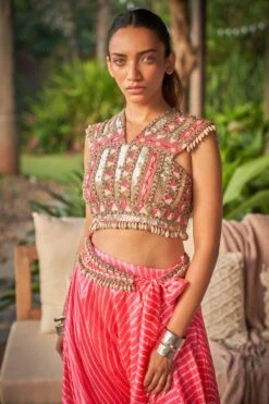 Surily G Neon Pink Embellished Pants 10 Surily G Neon Pink Embellished Pants -Inca Sales Store 11523sgv34 4