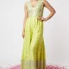 Gopi Vaid Lime Embellished Jumpsuit -Inca Sales Store 115gv19 1
