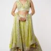 Gopi Vaid Lime Embellished Lehenga Set 2 Gopi Vaid Lime Embellished Lehenga Set -Inca Sales Store 115gv9 1