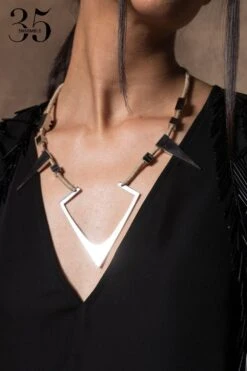 431-88 By Shweta Kapur Black Cape Sleeve Long Dress -Inca Sales Store 115ske17 4