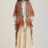 Aseem Kapoor Tribal Tassel Kurta Set With A Dupatta Jacket -Inca Sales Store 117asm11 1