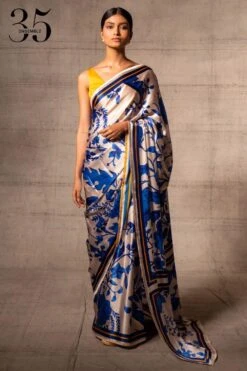 Kshitij Jalori Coromandel Tanzanite Sari