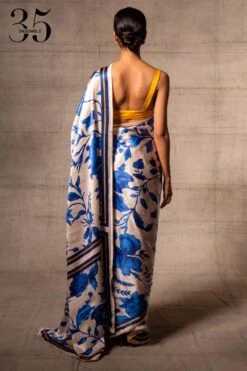 Kshitij Jalori Coromandel Tanzanite Sari -Inca Sales Store 117ksh2 5