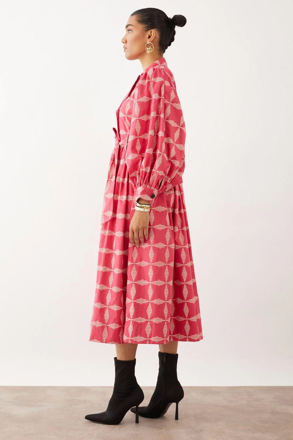SNOB Alexis Rose Trench Style Dress 4 SNOB Alexis Rose Trench Style Dress - Image 2