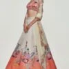 Aisha Rao Peach & Ivory Embellished Lehenga Set 1 Aisha Rao Peach & Ivory Embellished Lehenga Set -Inca Sales Store 1211ar7 1