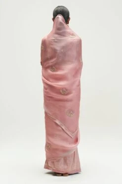 Kshitij Jalori Pale Pink Naaz Sadra Embellished Sari -Inca Sales Store 1212ks23 5