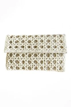 KOKOMMO Ivory Tisse Clutch