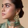 Turquoise Jewels Green Kundan Necklace Set -Inca Sales Store 12523tou7 1