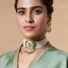 Turquoise Jewels Green Kundan Choker Set 2 Turquoise Jewels Green Kundan Choker Set -Inca Sales Store 12523tou9 1