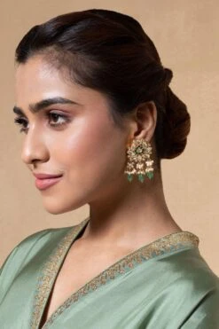 Turquoise Jewels Green Kundan Choker Set 7 Turquoise Jewels Green Kundan Choker Set -Inca Sales Store 12523tou9 3