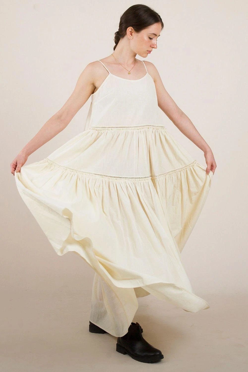 NAMBI-KAI Cotton Flower Dress 4 NAMBI-KAI Cotton Flower Dress - Image 2