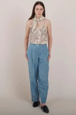 NAMBI-KAI Periwinkle Trousers