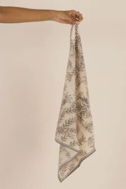 NAMBI-KAI Dewy Garden Handpainted Scarf