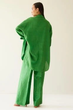 Mini Sondhi Green Oversized Embellished Jacket Set -Inca Sales Store 12723ms31 5