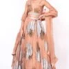 Bhumika Sharma Nude Dahlia Print Lehenga Set 1 Bhumika Sharma Nude Dahlia Print Lehenga Set -Inca Sales Store 128bh3 1 1