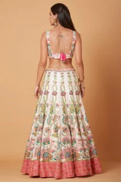 Siddhartha Bansal Ivory Floral Embellished Lehenga Set 11 Siddhartha Bansal Ivory Floral Embellished Lehenga Set -Inca Sales Store 12sbl5 5