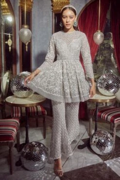 Devika Bhayana Bellatrix Embellished Peplum & Flared Pants 10 Devika Bhayana Bellatrix Embellished Peplum & Flared Pants -Inca Sales Store 1303db09 2