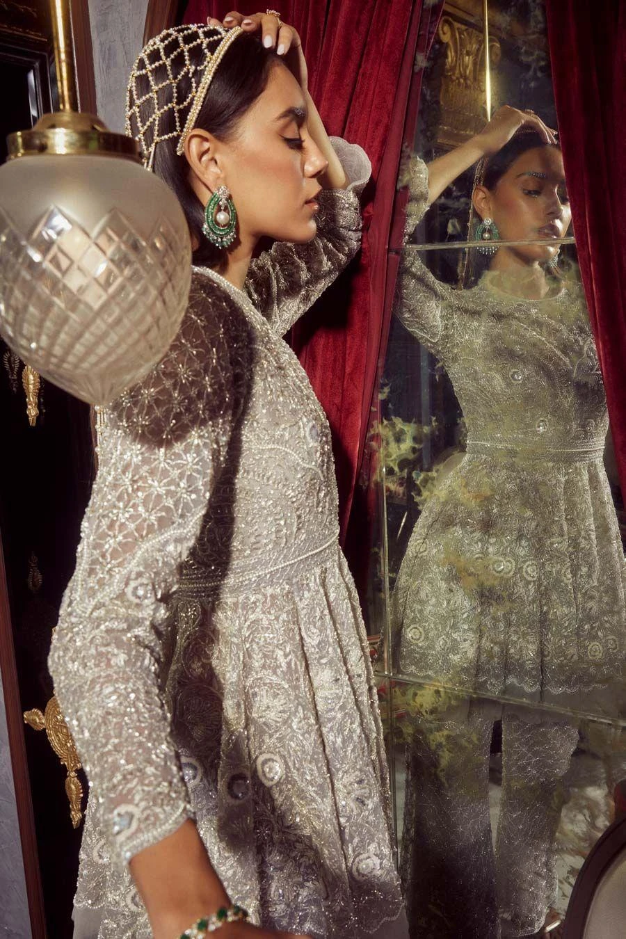 Devika Bhayana Bellatrix Embellished Peplum & Flared Pants 6 Devika Bhayana Bellatrix Embellished Peplum & Flared Pants - Image 4