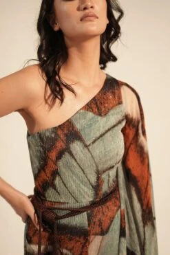 Nikita Mhaisalkar Powder Blue Butterfly Printed Jumpsuit -Inca Sales Store 131023nmw27 3