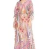 PS Pret By Payal Singhal Multicoloured African Print Kaftan With Tassels