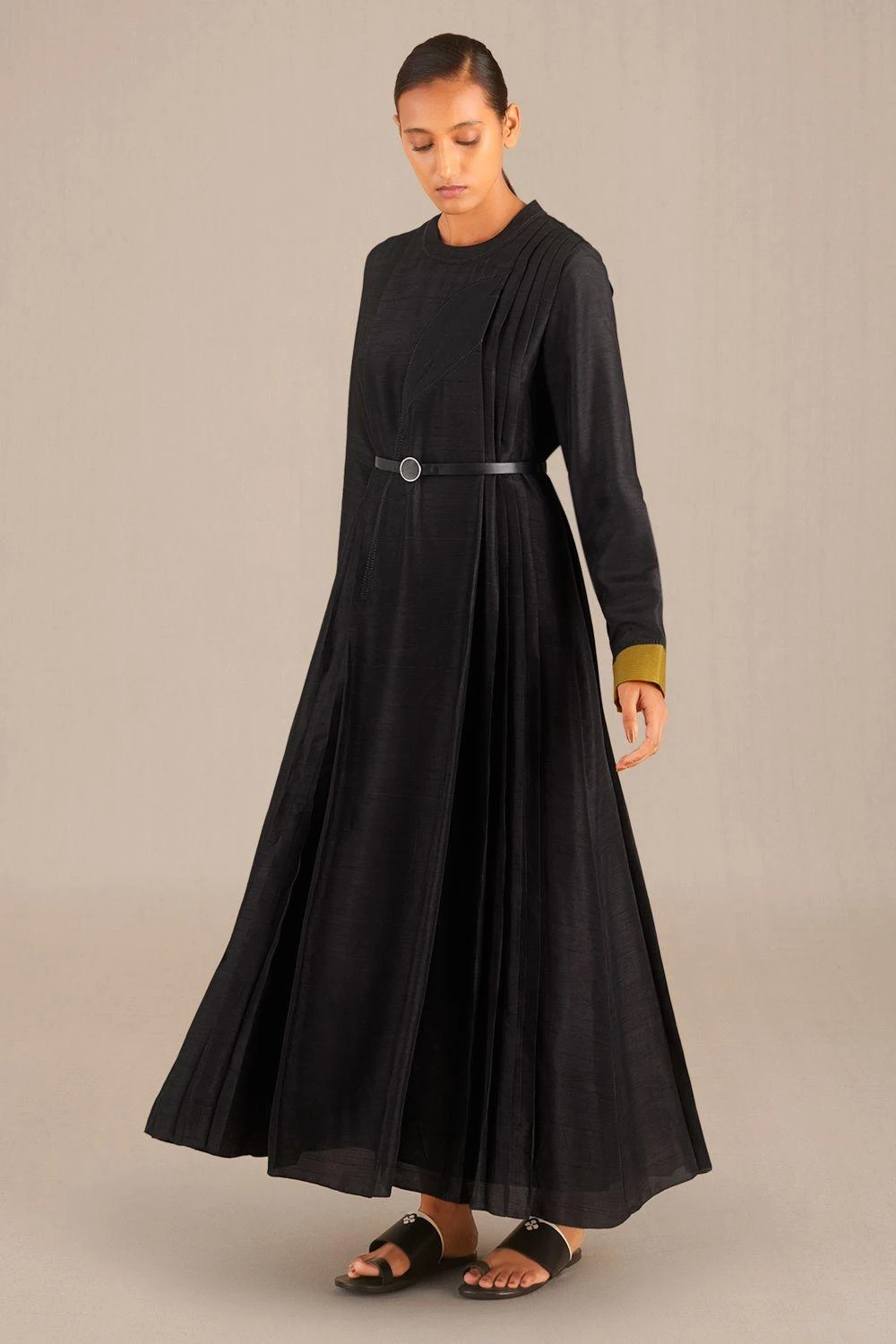 AMPM Rafa Noir Black Rose Silk Dress 4 AMPM Rafa Noir Black Rose Silk Dress - Image 2