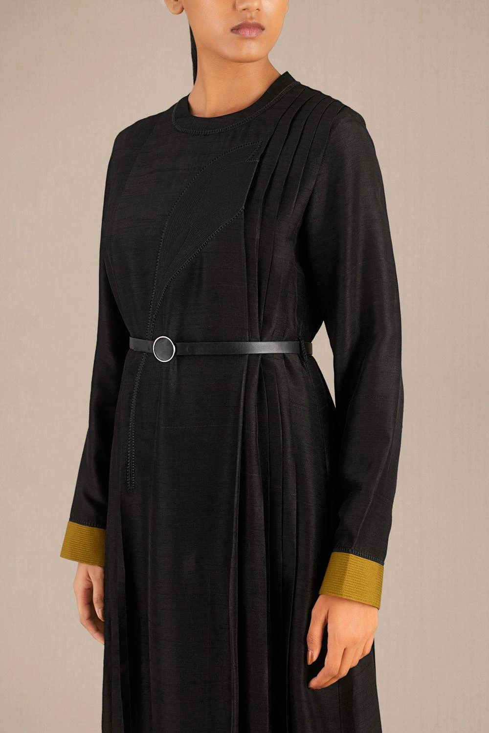 AMPM Rafa Noir Black Rose Silk Dress 5 AMPM Rafa Noir Black Rose Silk Dress - Image 3