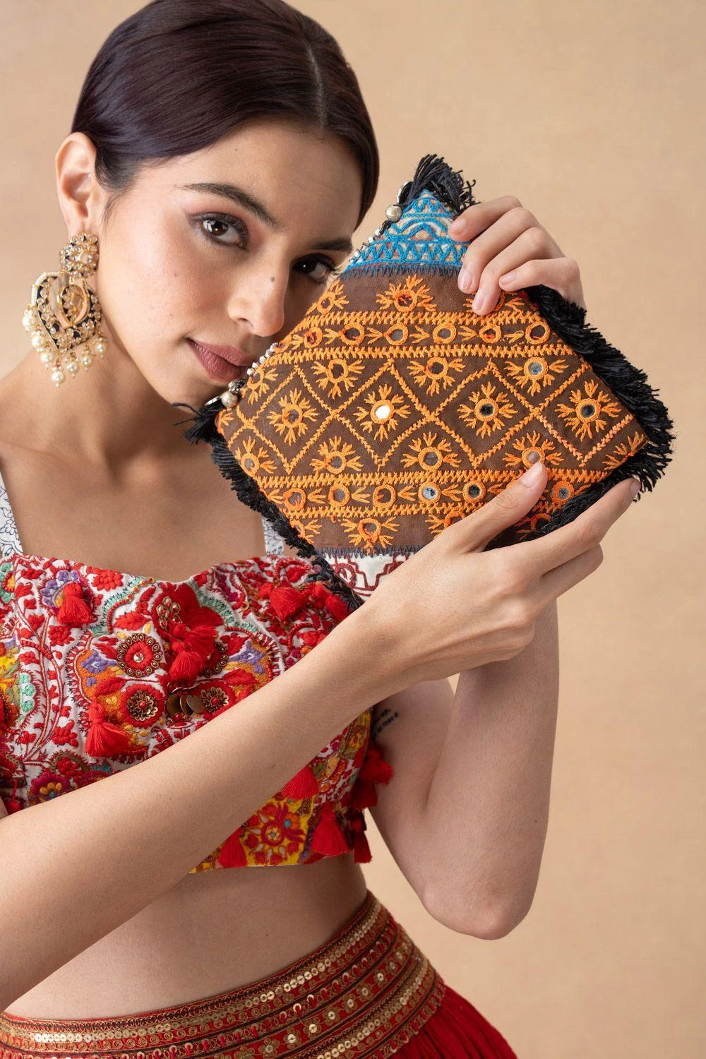 Vipul Shah Mystical Black Nomadic Banjara Clutch 6 Vipul Shah Mystical Black Nomadic Banjara Clutch - Image 4