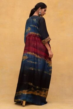 CAPISVIRLEO Multi-coloured Drawstring Kaftan -Inca Sales Store 132cp1 5
