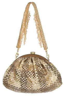 Lovetobag Gold Hand Embellished Pouch -Inca Sales Store 132lv19 3