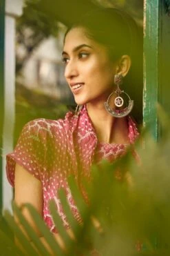 Twenty Nine Pink Tie & Dye Bandhani Dress 12 Twenty Nine Pink Tie & Dye Bandhani Dress -Inca Sales Store 13323tn8 5