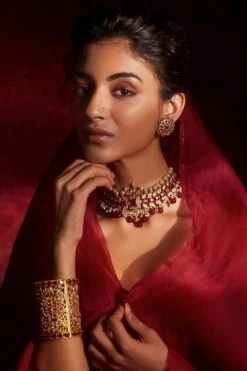 Tarun Tahiliani Accessories Ruby Choker Necklace