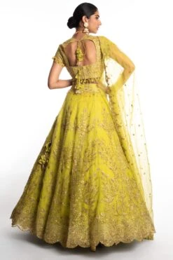 Ahilian Green Embellished Lehenga Set -Inca Sales Store 139ah1 5