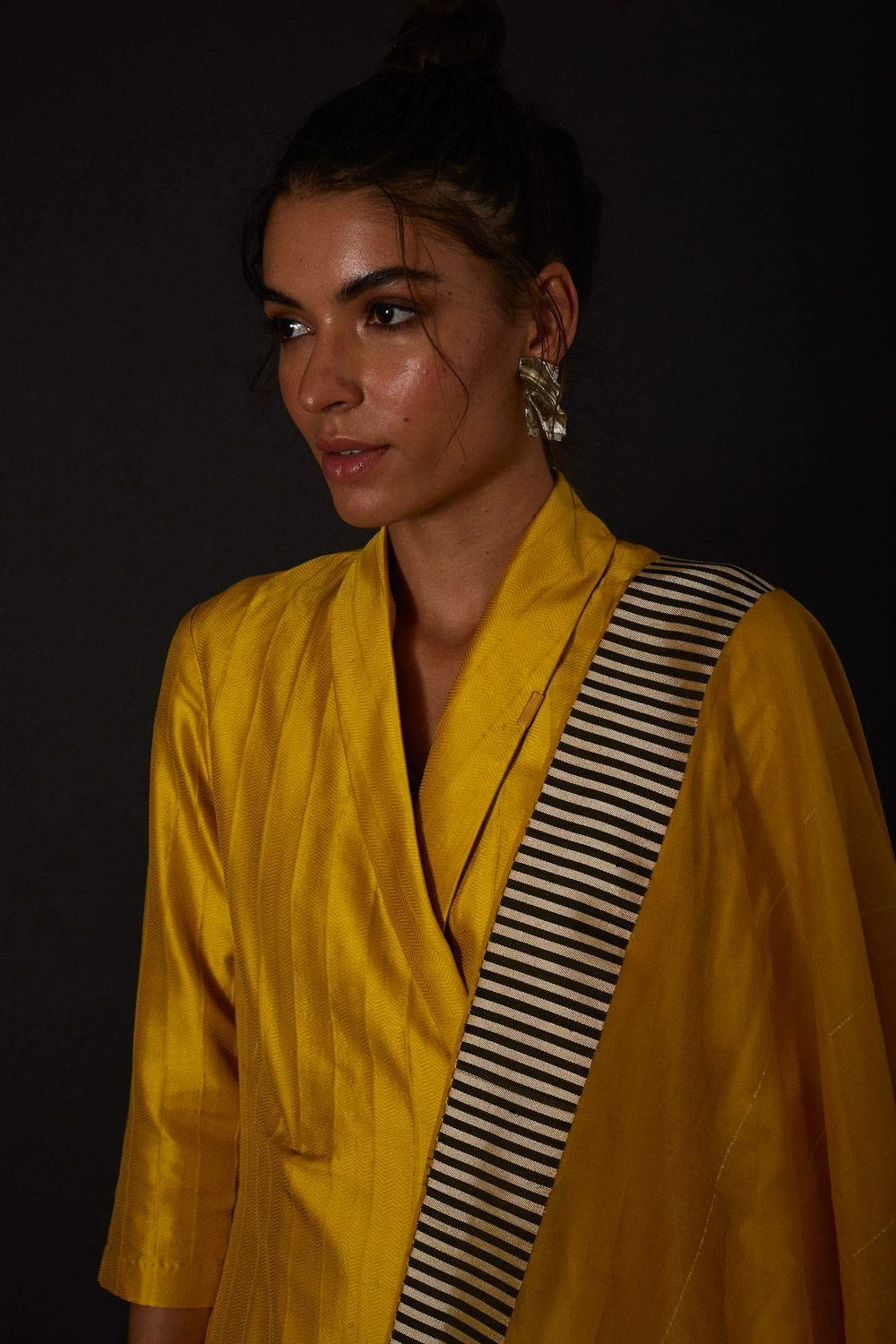 AROHI Yellow Jacket Style Kurta Set 7 AROHI Yellow Jacket Style Kurta Set - Image 5