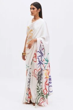 Kshitij Jalori Coconut Sorbet Frida Sari -Inca Sales Store 1404kj31 3