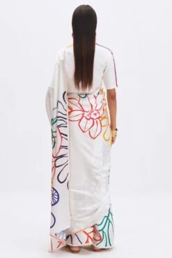 Kshitij Jalori Coconut Sorbet Frida Sari -Inca Sales Store 1404kj31 5