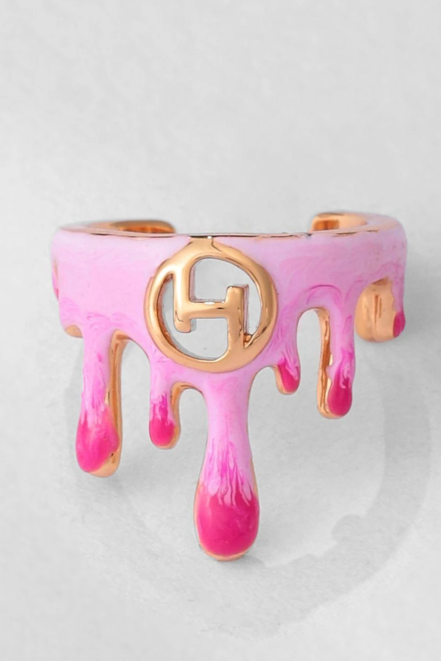 Outhouse Bubblegum Pink Midi Ring 3 Outhouse Bubblegum Pink Midi Ring