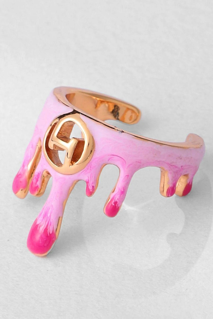 Outhouse Bubblegum Pink Midi Ring 4 Outhouse Bubblegum Pink Midi Ring - Image 2